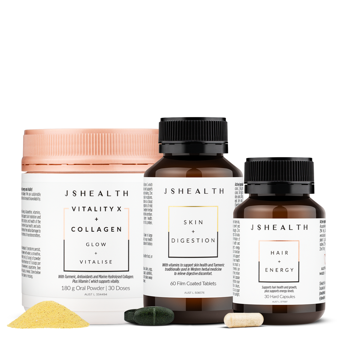 JSHealth Hair Skin Nails Bundle