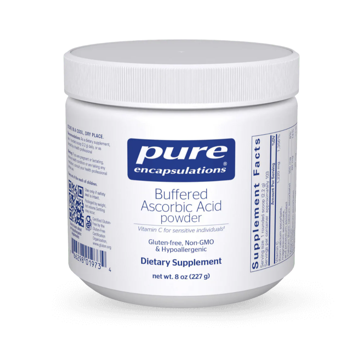 Pure Encapsulations Buffered Ascorbic Acid Powder